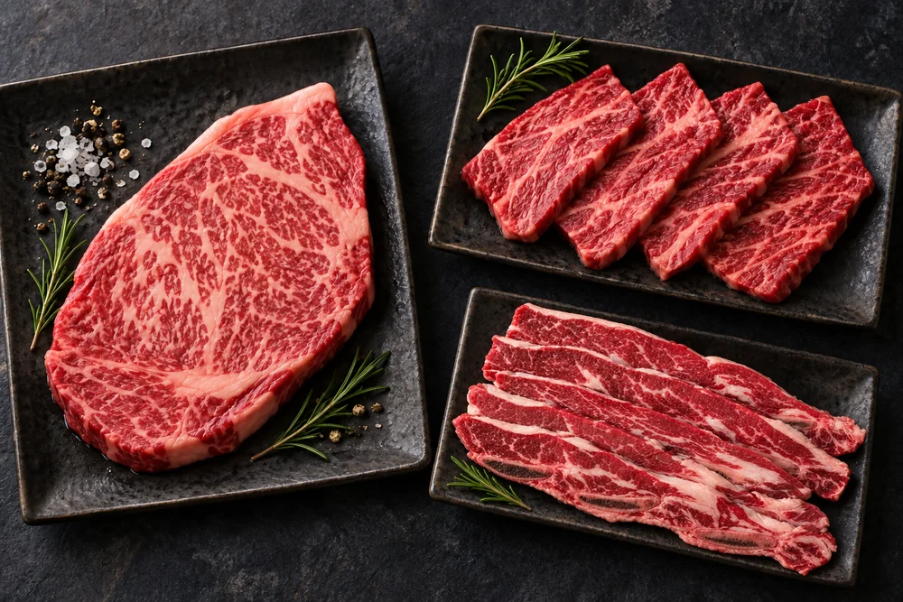 Sirloin · boneless short rib · LA short ribs
